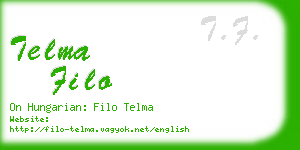 telma filo business card